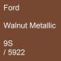 Preview: Ford, Walnut Metallic, 9S / 5922.